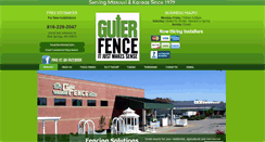 Desktop Screenshot of guierfence.com